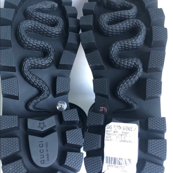 Gucci frances GG Matelssse platform combat boot - Picture 10 of 13